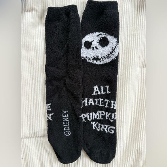 6-Pair Bundle Disney The Nightmare Before Christmas Fuzzy Socks Jack & Zero - Picture 3 of 7